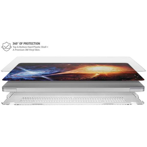 StockTrek Binary System Orbiting near a Black Hole MacBook Air 15in (2023-2025) Case plus Skin